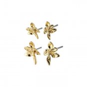 Pilgrim Jewellery - Riko Recycled Earrings, 2-in-1 set, Goldplated