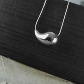 Dansk Copenhagen - Short Paisley Necklace Steel