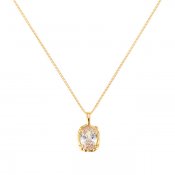By Jolima - Paris Crystal Necklace Gold