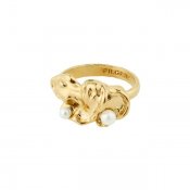 Pilgrim Jewellery - MOON Recycled Ring Goldplated