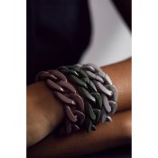 BOW19 Details - Big Chain Bracelet Taupe