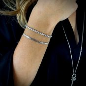 BUD TO ROSE - Glow 3 mm Bracelet Steel