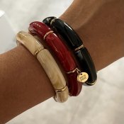 BUD TO ROSE - Brooks Bracelet Resin Red