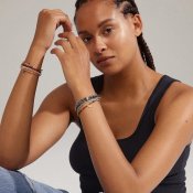 Pilgrim Jewellery - INDIE armband ljusgrönt, guldpläterat