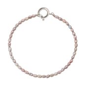 EDBLAD - Collier Pearl Bracelet Grey Stål