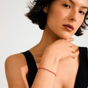 Pilgrim Jewellery - INDIE Armband Peach Guldpläterat