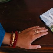 By Jolima - Candy Bracelet Wine Red