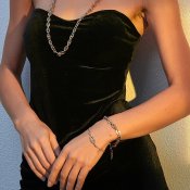 By Jolima - Celine Chain Armband Guldfärg