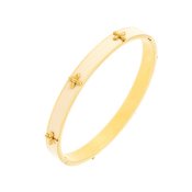 By Jolima - Valencia Bangle Nude Guldpläterat