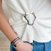 The ShoeLace Brand - Decor Bucle Universal Silver