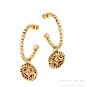 Ingnell Jewellery - Steffie Coin Creol Gold