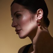 Moshi - Örhängen Milano Orange Rosa Beige