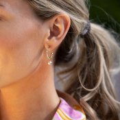 Caroline Svedbom - Bella Loop Earrings Gold