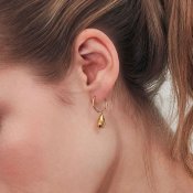 EDBLAD - Drop Mini Earrings Guldpläterat