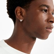 Pilgrim Jewellery - IRIS Hjärtörhängen Silverpläterade