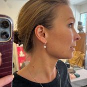 Pilgrim Jewellery - Örhängen Lyckostenen Silver