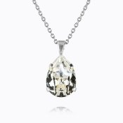 Caroline Svedbom - Mini Drop Necklace Rhodiumplätering Crystal