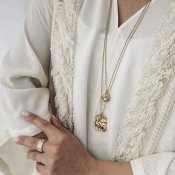 BUD TO ROSE - Rumi Long Necklace Gold