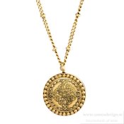 Ingnell Jewellery - Steffie Coin Necklace Gold