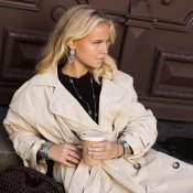 By Jolima - Celine Long Necklace Steel