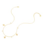 By Jolima - Valencia Crystal Necklace Gold