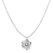 By Jolima - Daisy Crystal Necklace Steel