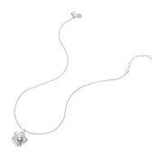 By Jolima - Daisy Crystal Necklace Steel