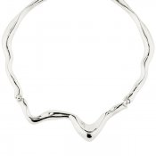 Pilgrim Jewellery - MOON Recycled Necklace Silverplated