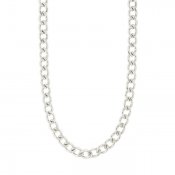 Pilgrim Jewellery - CHARM Recycled Curb Necklace Silverplated