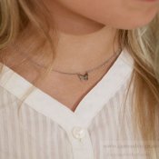 EDBLAD - Papillon Necklace Child Stål