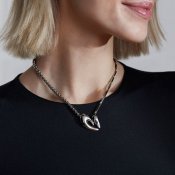 EDBLAD - Heartbeats Necklace Maxi Steel
