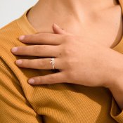 Pilgrim Jewellery - LULU Rosett Stack Ring Guldpläterad