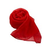 Just d´lux - Basic Chiffon Scarf Red