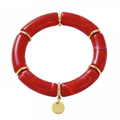 BUD TO ROSE - Brooks Bracelet Resin Red