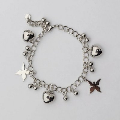 BOW19 Details - Charm Bracelet Silver
