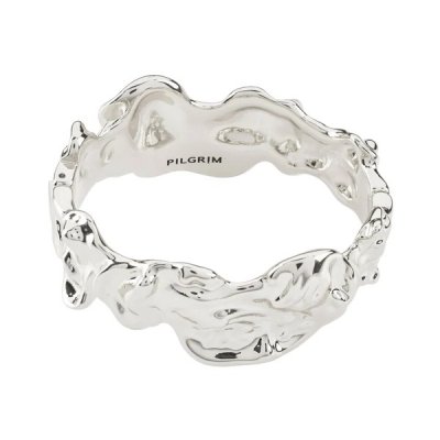 Pilgrim Jewellery - WAVE Recycled Statement Bracelet Silverplated