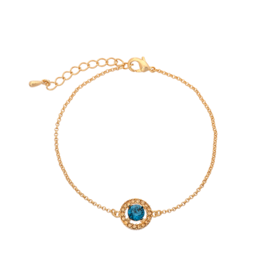 Lily and Rose - Armband Miss Miranda Golden Blue