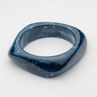 BOW19 Details - Big Square Bracelet Dark Blue