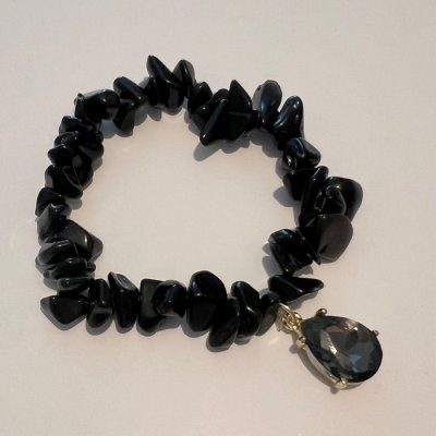 Moshi - Armband Black Stone Crystal