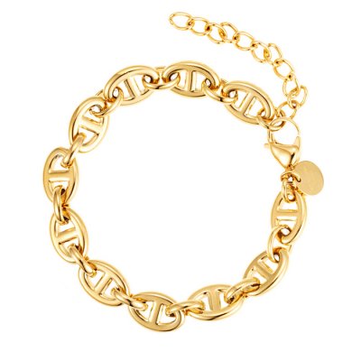 By Jolima - Celine Chain Armband Guldfärg