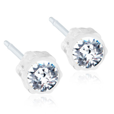 Blomdahl - Örhängen Crystal, 4 mm