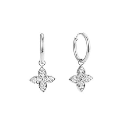 By Jolima - Valencia Crystal Huggie Silver