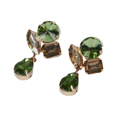 Moshi - Örhängen Paris Grön Champagne Brun