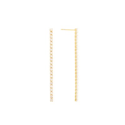 By Jolima - Cloé Earring Crystal Gold