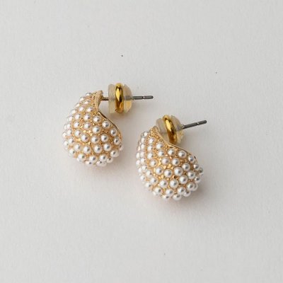 BOW19 Details - Drop Pearl Earrings Small