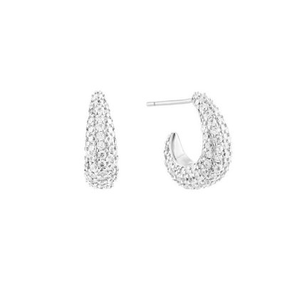 By Jolima - Toscana crystal örhängen silverpläterat