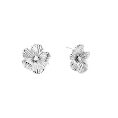 By Jolima - Daisy Earring Crystal Steel