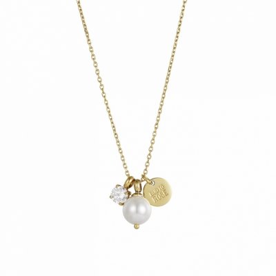 BUD TO ROSE - Joyce Long Necklace Guld