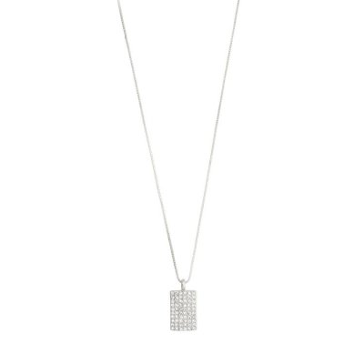 Pilgrim Jewellery - BE Crystal Pendant Necklace Silver-plated