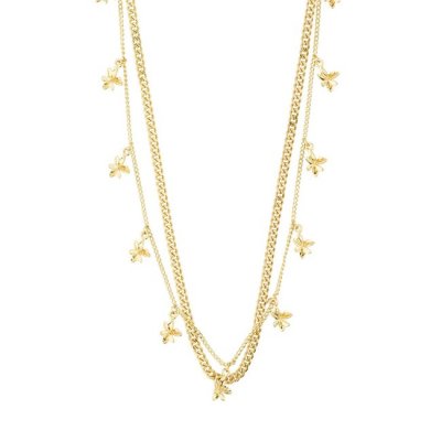 Pilgrim Jewellery - Riko Recycled Necklaces, 2-in-1 set, Goldplated
